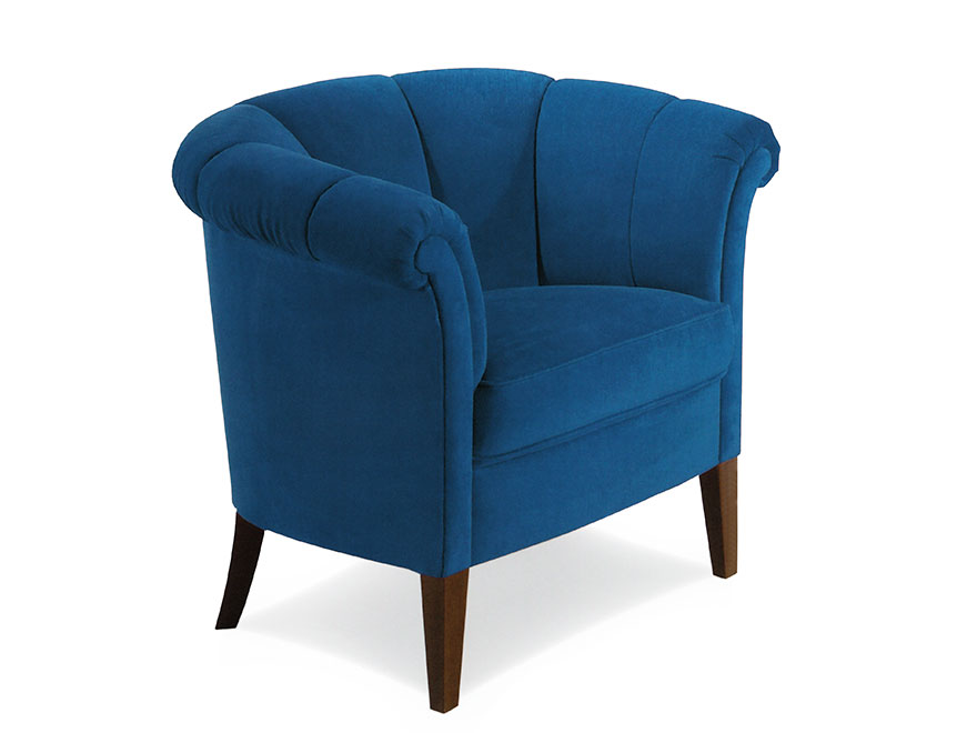Кресло за хотел в синьо